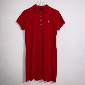 Ralph Lauren Classic Red Polo Dress
